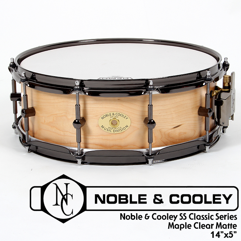 Noble & Cooley SS Classic Maple Snare 14x5" /Maple Clear Matte /FGJB145CMBC